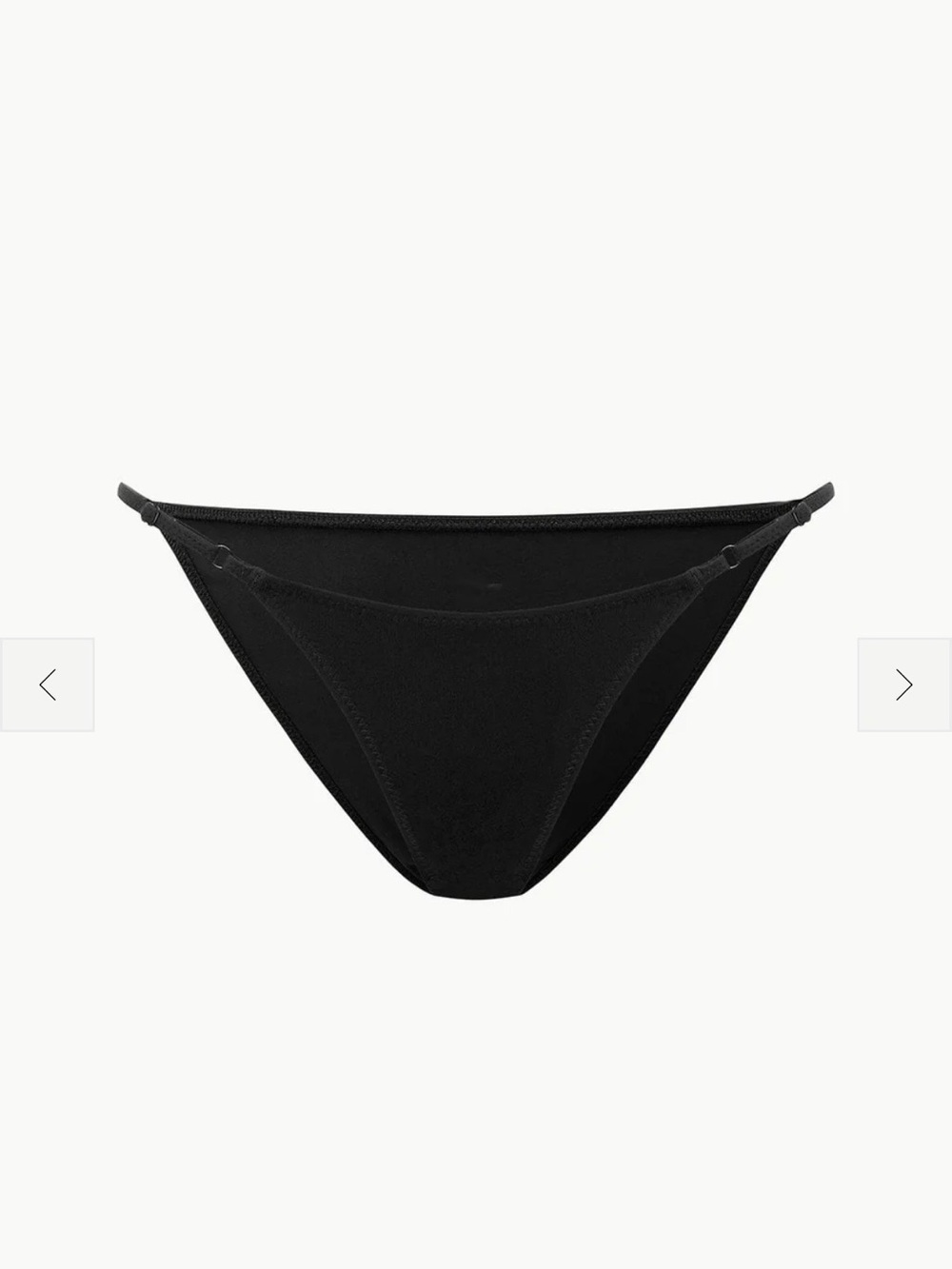 STAUD Black Bikini Bottom